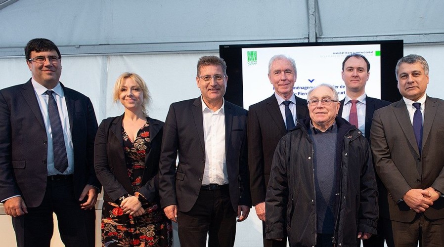 Les maires des sept communes concernées par le projet
©CDVO/Carole Desheulles